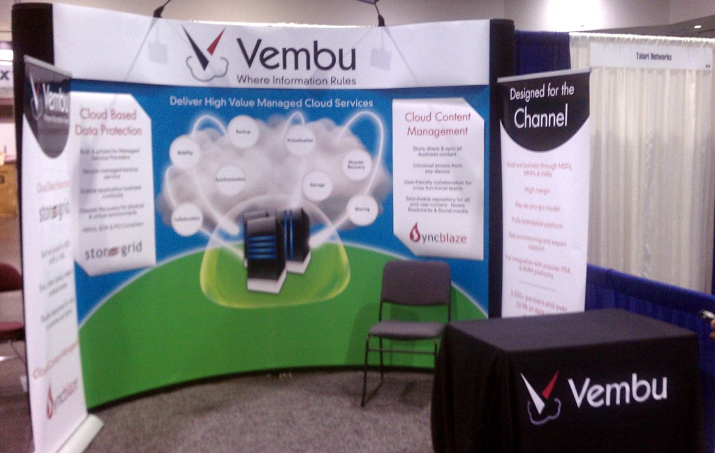 Vembu Booth at CloudConnect 2012