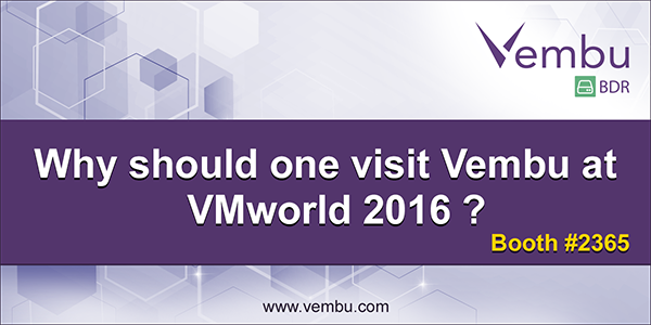 Vembu at VMworld