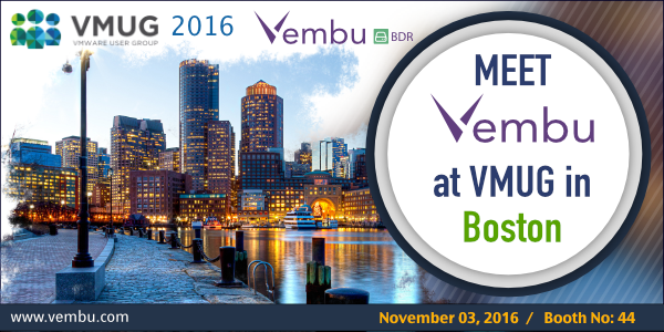 Vembu at VMUG Boston