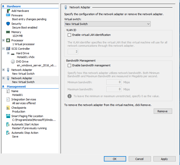 New network adapter