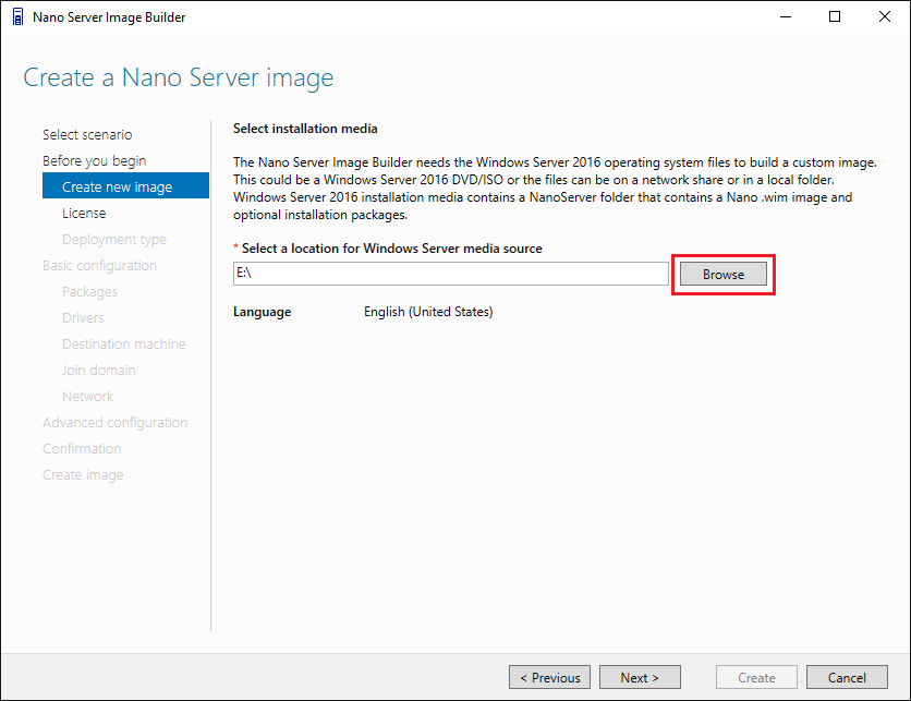 Select media. Nano Server Windows Server 2016. Nano для Windows 10. Установка Windows Server 2016. Nano сервер что это.