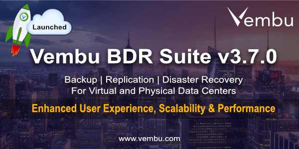 Vembu BDR Suite Launched