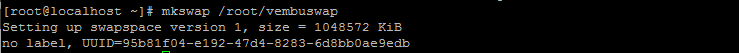 swap memory in Centos