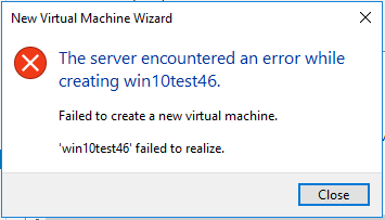 New Virtual Machine Wizard