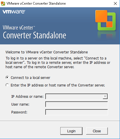 vmware vcenter converter standalone esxi