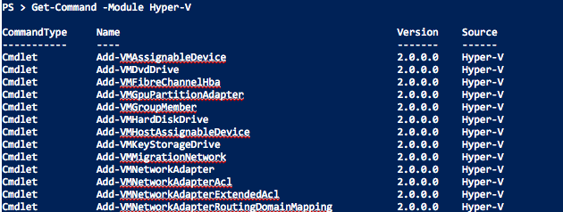 Exploring Hyper-V using Windows PowerShell 