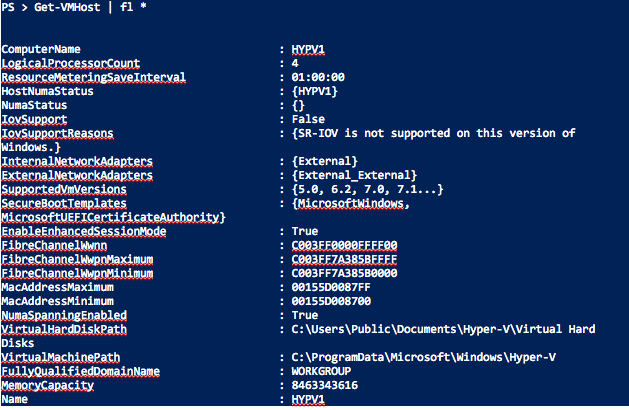Exploring Hyper-V using Windows PowerShell 