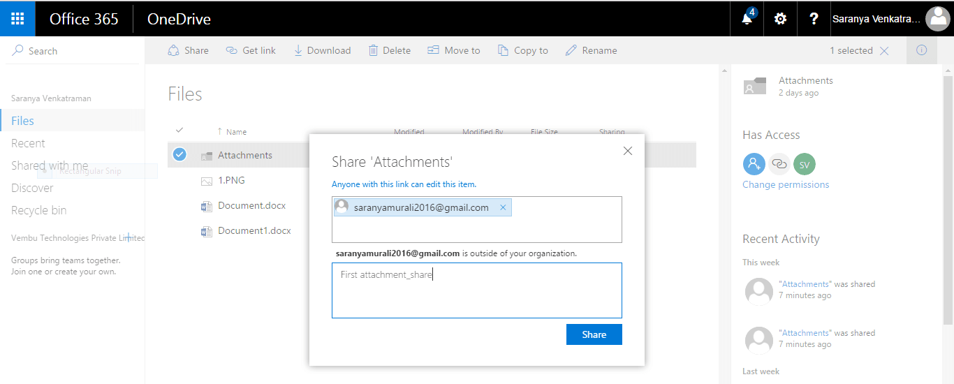 office 365 onedrive