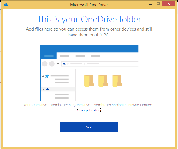 OneDrive folder