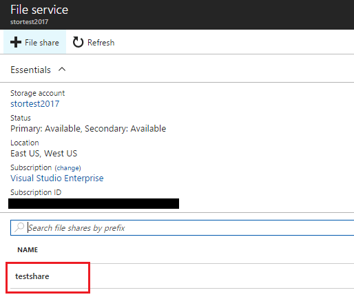 Configure-Azure-File-Share-Storage