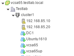 Migrating from VCSA6 to VCSA6.5