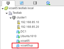 Migrating from VCSA6 to VCSA6.5