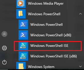 Windows-PowerShell-ISE