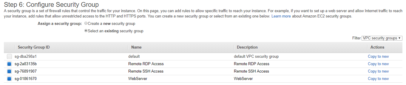 Configure-security-group