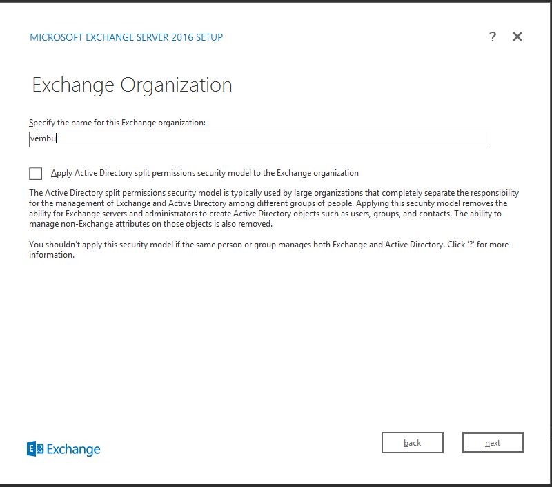 Exchange-organization