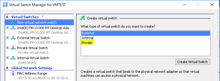 New-virtual-switch-network-private