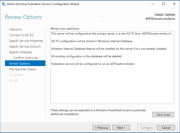 office 365 adfs install new certificate