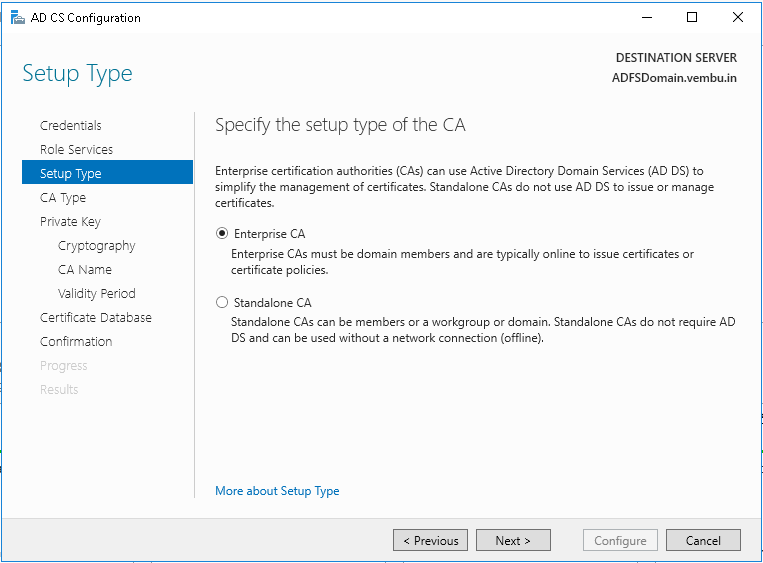 Active Directory Certificate Services