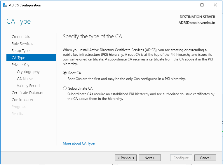 Active Directory Certificate Services