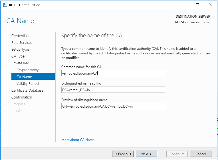 Active Directory Certificate Services