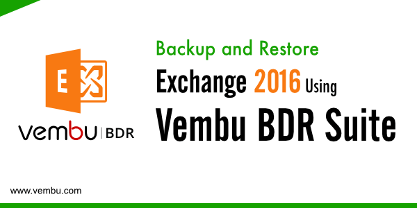 Backup and Restore Exchange 2016