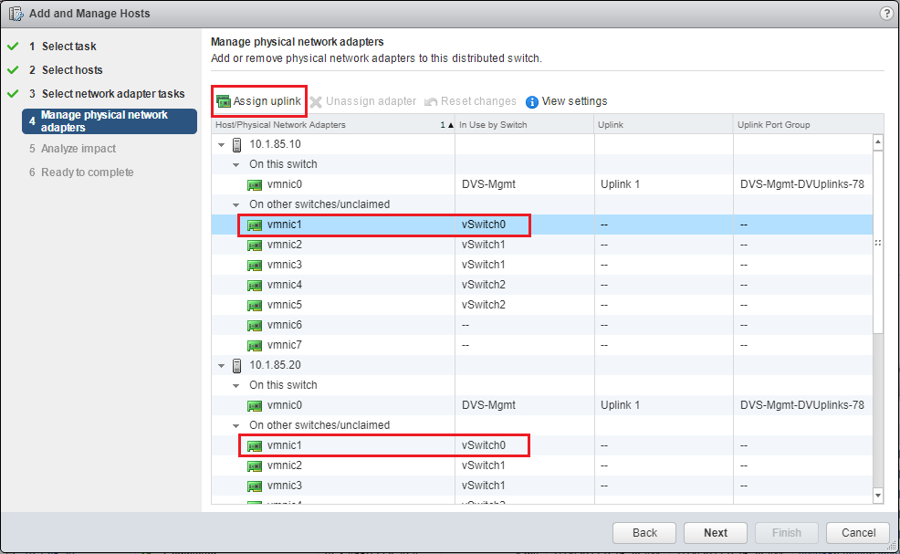 Migrating from VMware VSS to VDS