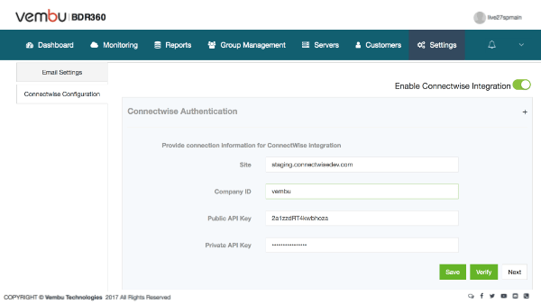 ConnectWise Integration for Service Providers - BDRSuite