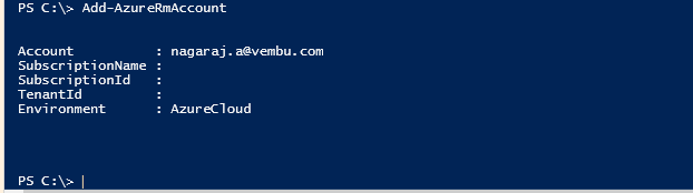 Add-AzureRmAccount