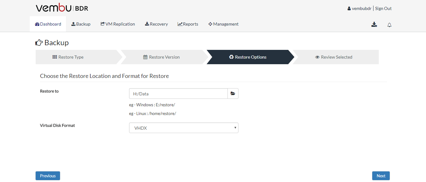 Virtual Disk format