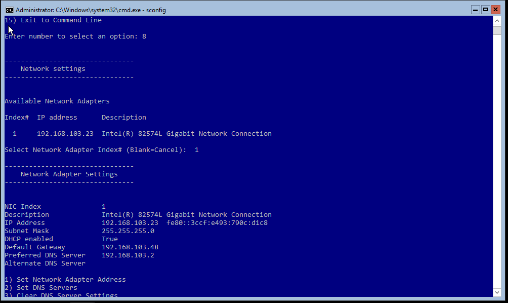 How to Recover the Command Prompt on Windows Server Core 2016