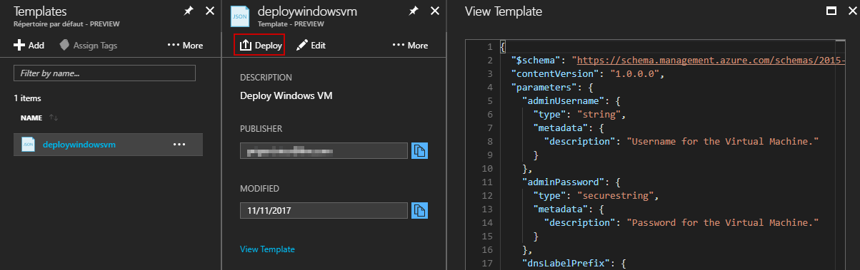 Azure Resource Manager Templates