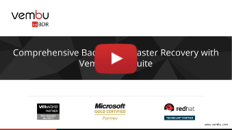 全面备份和快速恢复使用Vembu BDR Suite v3.8