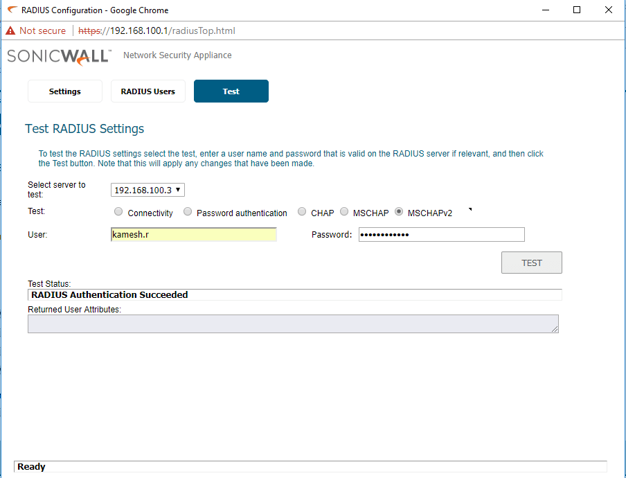 radius test tool windows