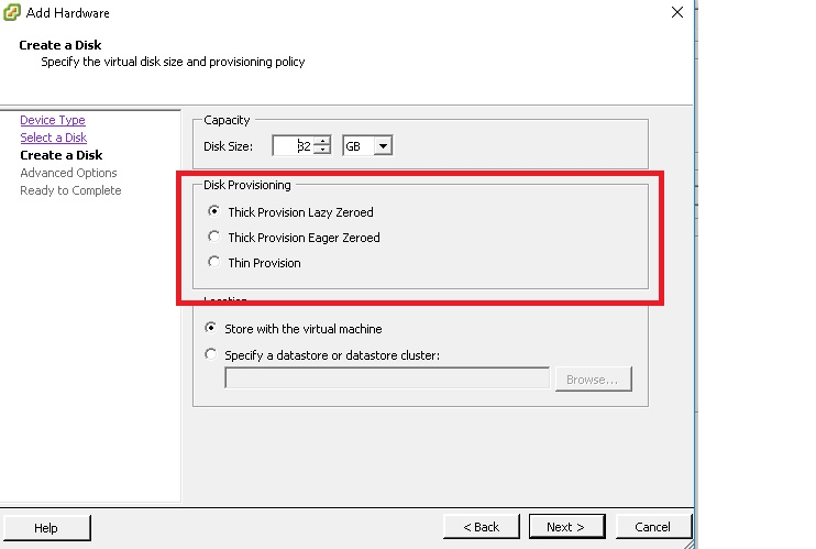 vmware-virtual-disk-provisioning