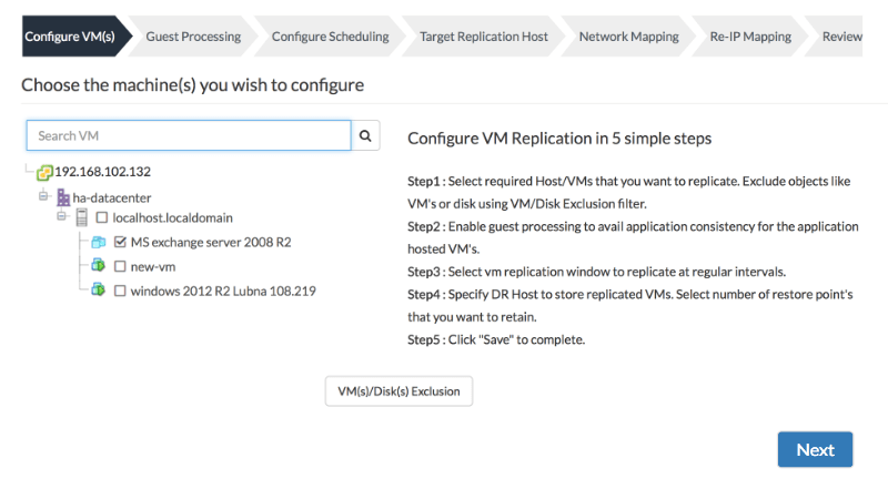 VM Replication