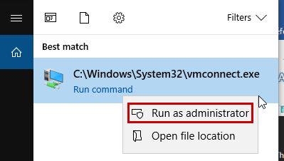 Connect-to-Hyper-V-VM-without-a-Hyper-V-Manager