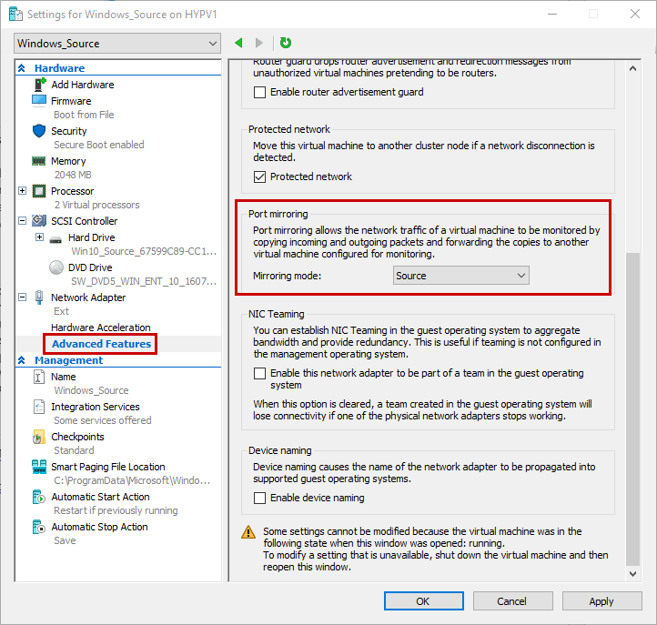 Hyper-V-Port-Mirroring