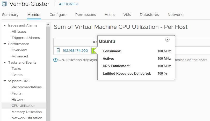 VMware DRS Entitlement Viewer