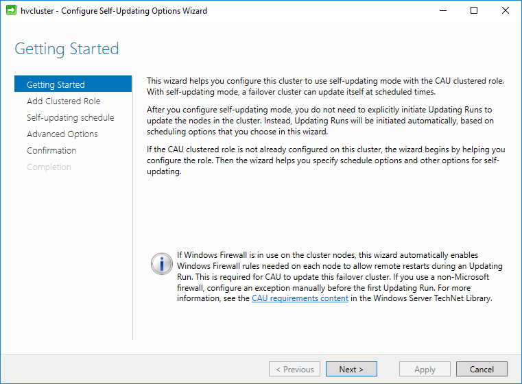 Hyper-V-cluster-aware-updating