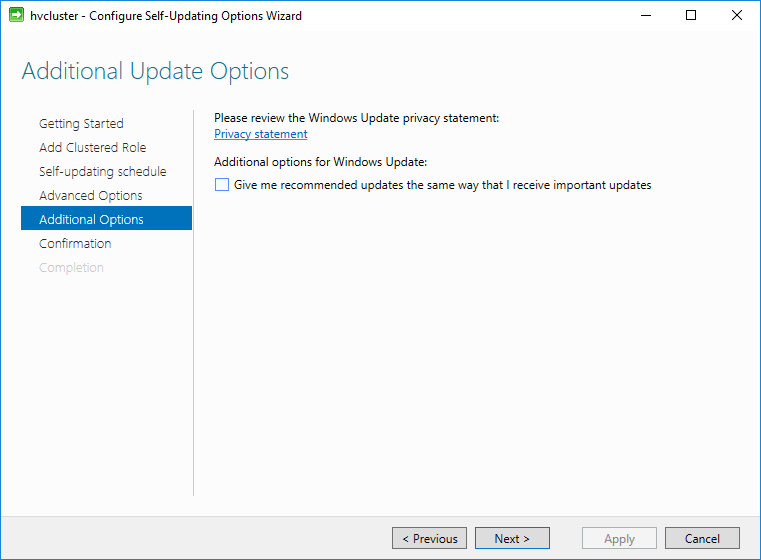 Hyper-V-cluster-aware-updating