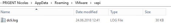 VMwareDCLI