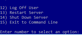 Additional Sconfig options to control Windows Server