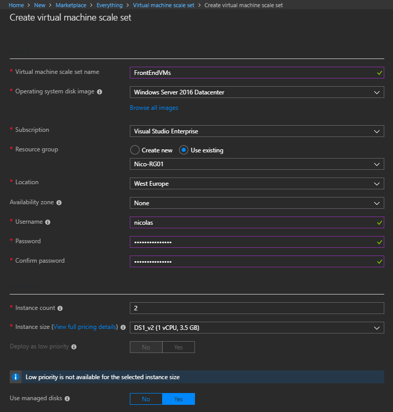 Azure-Virtual-Machine-Scale-Sets