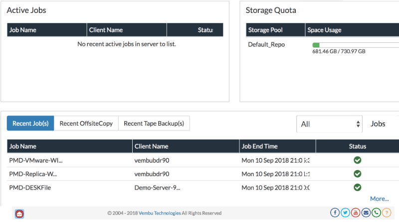 Configuring VMware Backup