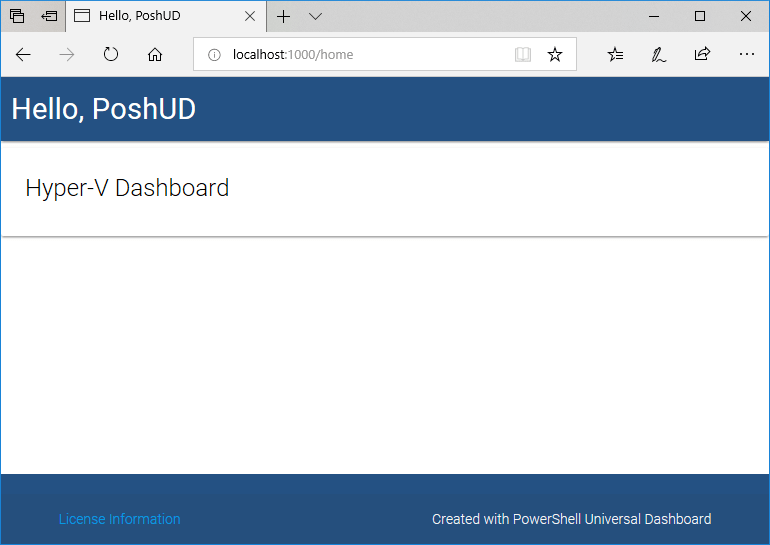 How to create Hyper-V Dashboard using Windows PowerShell