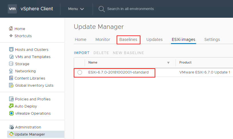 vmware esxi 6.7 vsphere client