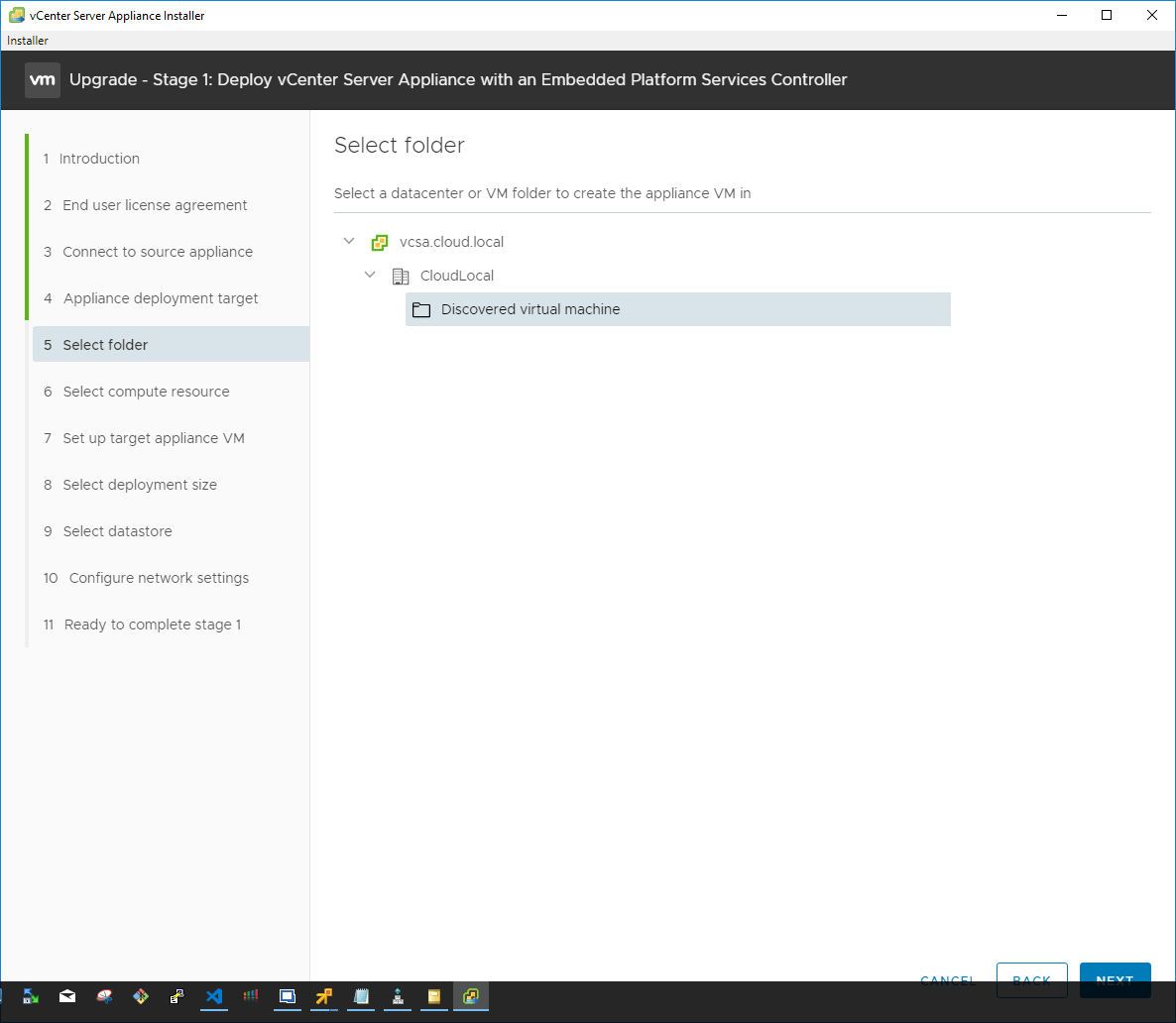 vmware vcenter update