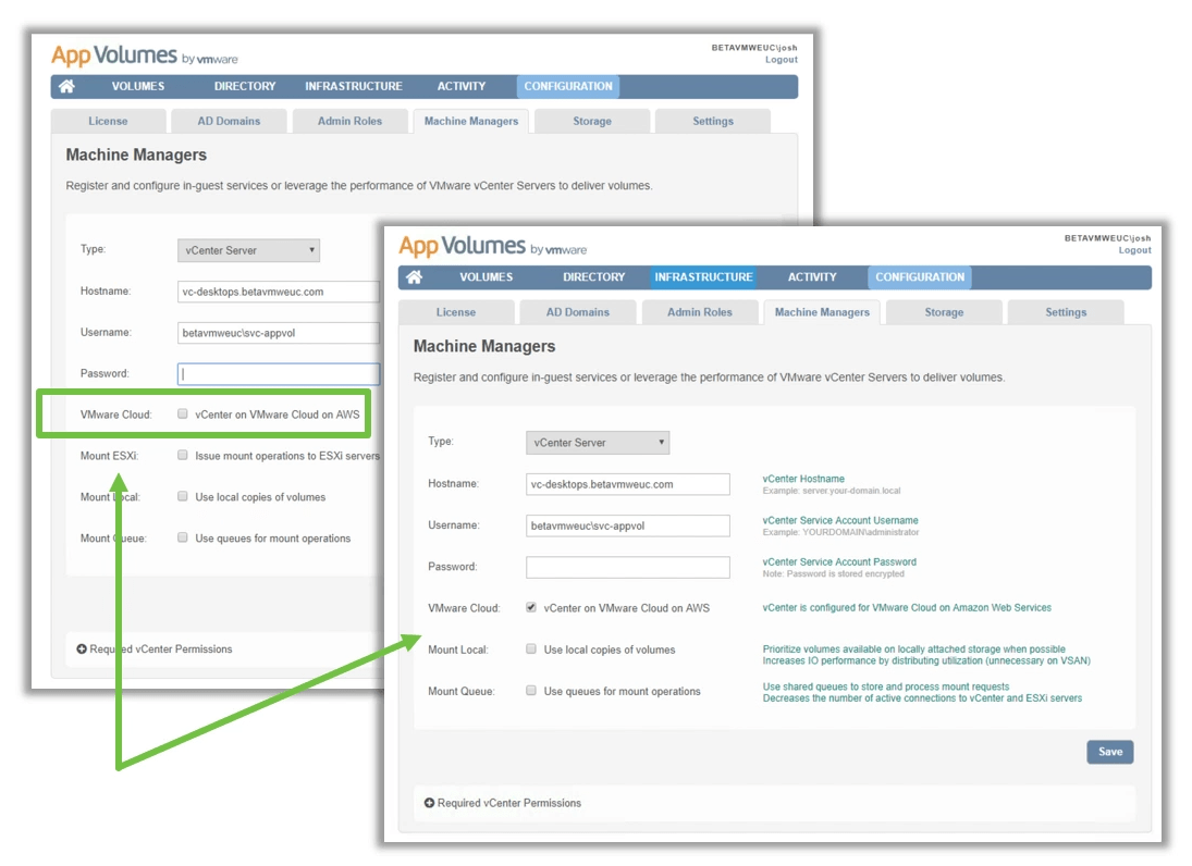 vmware app volumes 2.15