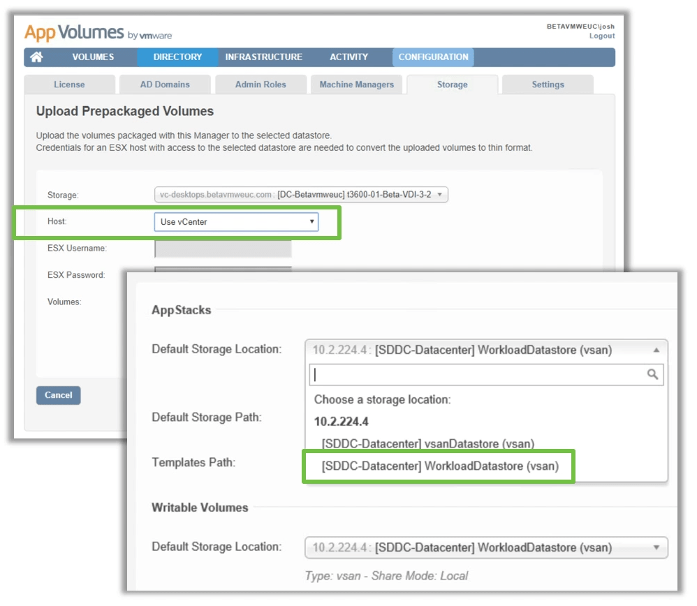 vmware app volumes 2.15