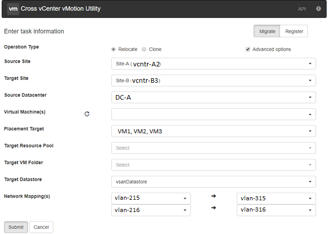 Cross-vCenter-Migration